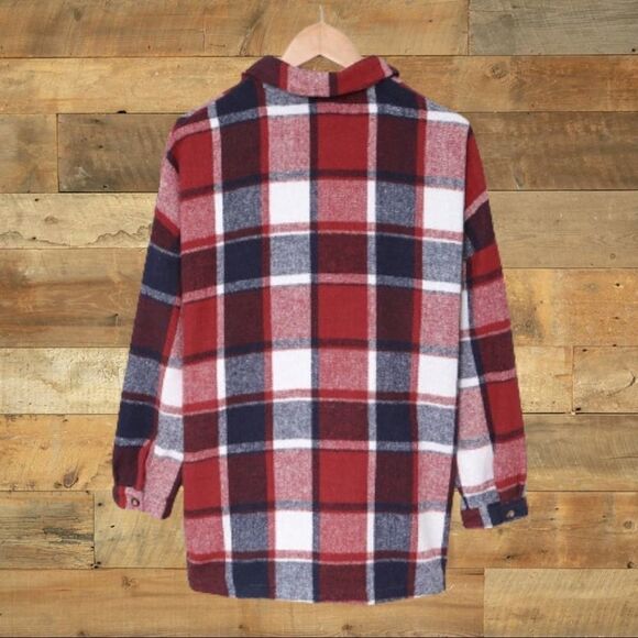 NWT Plaid Shacket - Picture 6 of 11